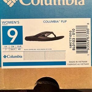 Women’s Size 9 Columbia Flip Flops